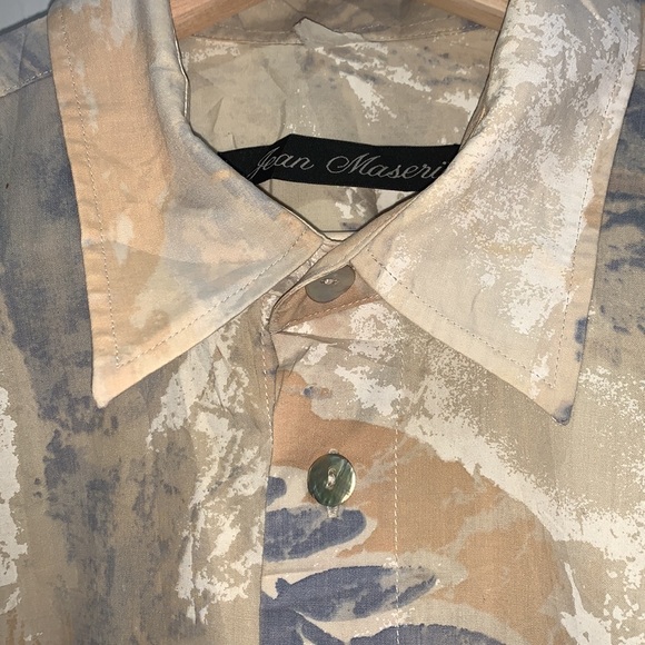 Vintage 90s Short Sleeve Buttoned Shirt L - Picture 3 of 3